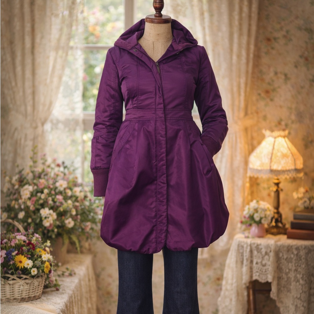 2000s Peppe Peluso Magenta Bubble Jacket
